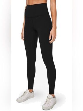 Lululemon full length leggings. High-Waist Black Performance, Size 4